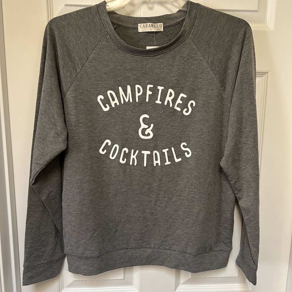 Gray Long Sleeve Tee